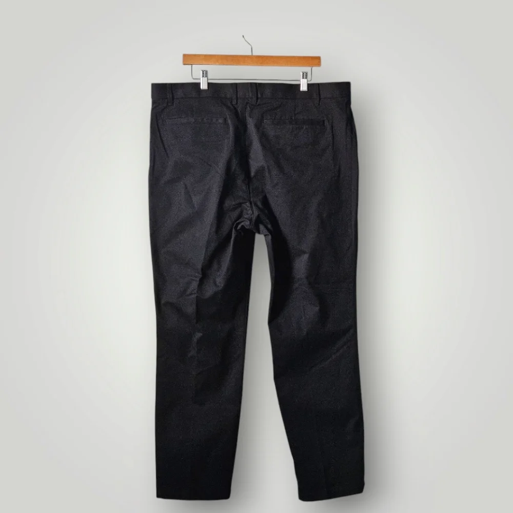Everlane Pants Mens 40x30 Black Twill Slim Fit Stretch Tailored Trousers‎ New - Picture 3 of 9
